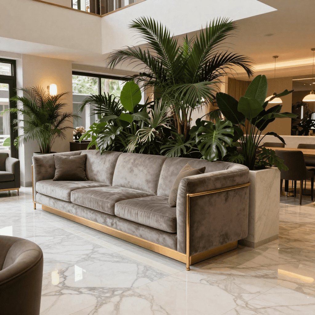 Composición espacial minimalista